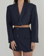 Blaset - Azul marino de negocios (XS/S)