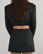 Blaset - Bottle Green Golden Buttons (XS/S)