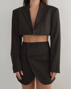 Blaset & Trousers - 90s Brown Perfection (S/M)