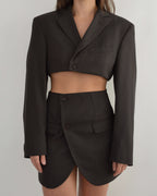 Blaset & Trousers - 90s Brown Perfection (S/M)
