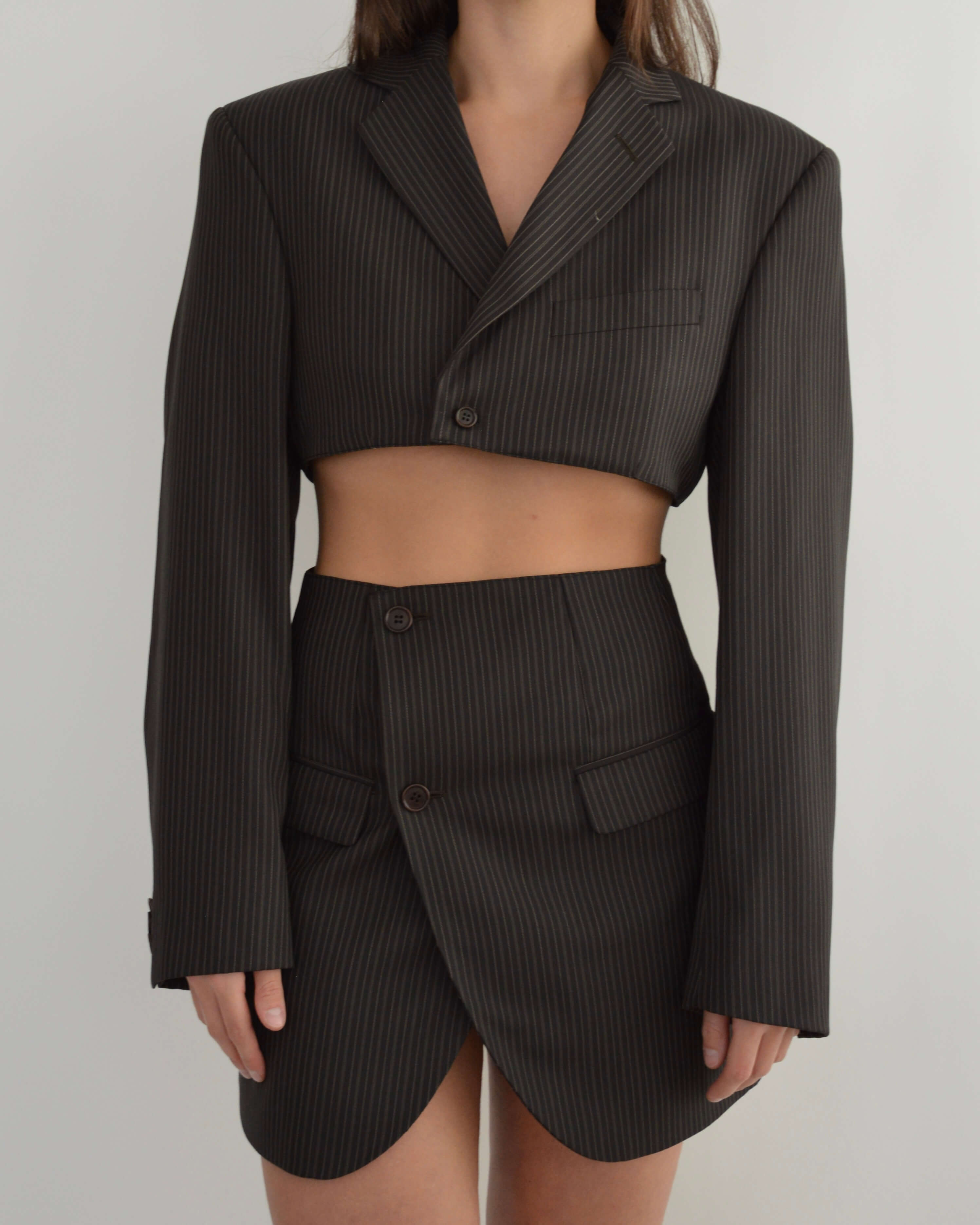 Blaset & Trousers - 90s Brown Perfection (S/M)