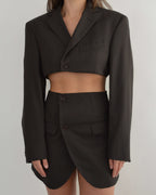 Blaset & Trousers - 90s Brown Perfection (S/M)