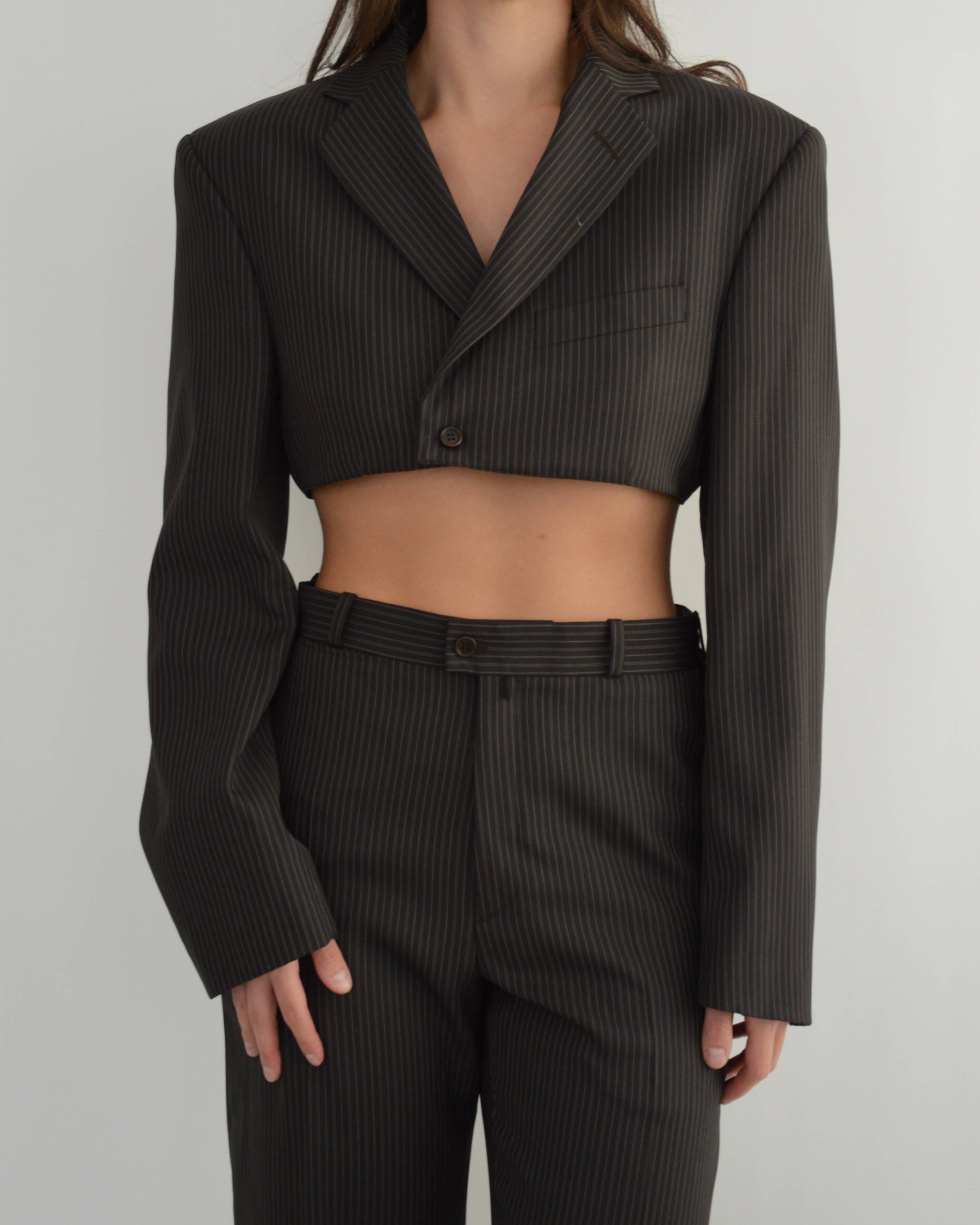 Blaset & Trousers - 90s Brown Perfection (S/M)