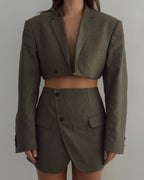Blaset - Textured Green & Brown (XS/S)