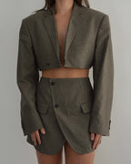 Blaset - Textured Green & Brown (XS/S)