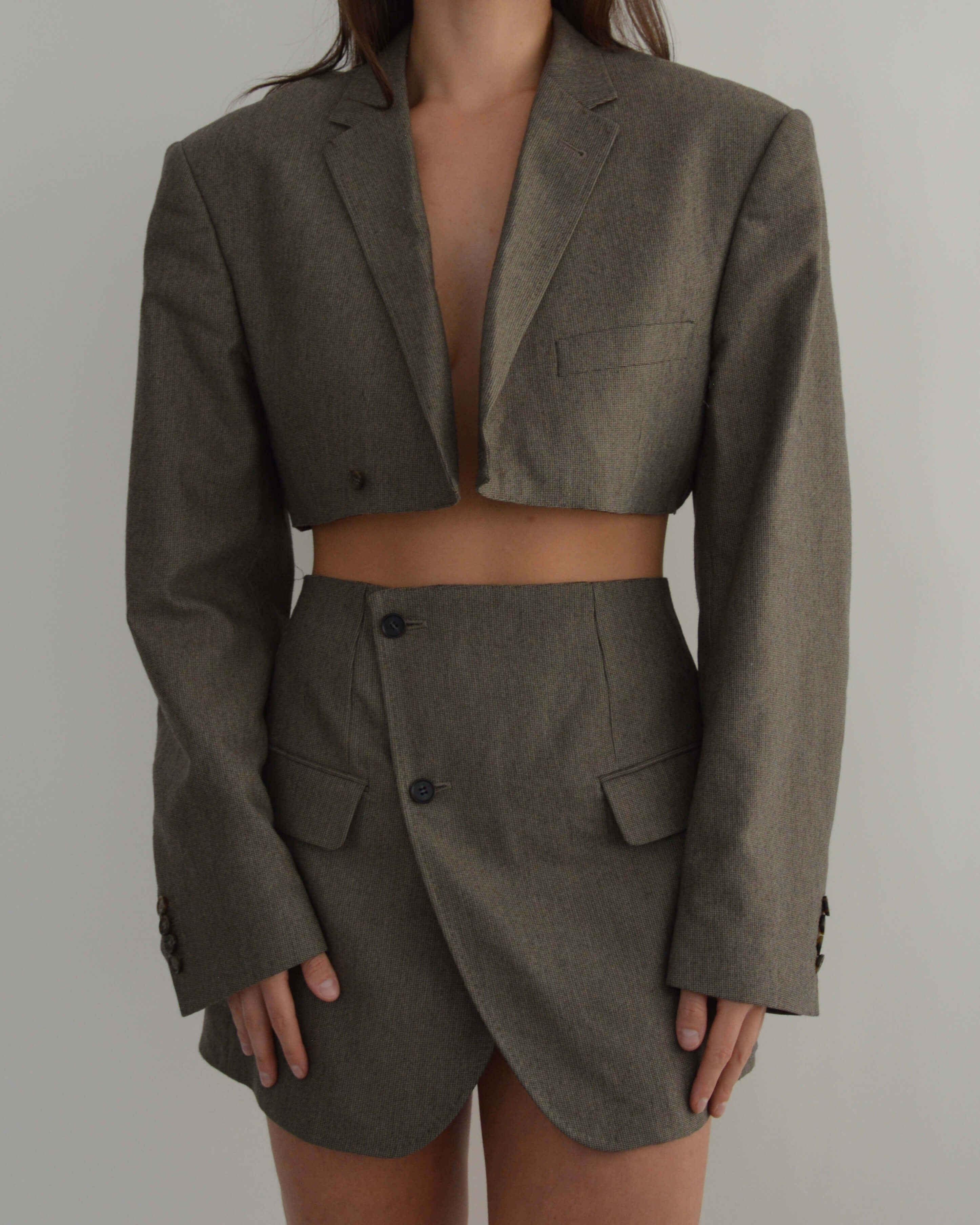 Blaset - Vert et marron texturé (XS/S)