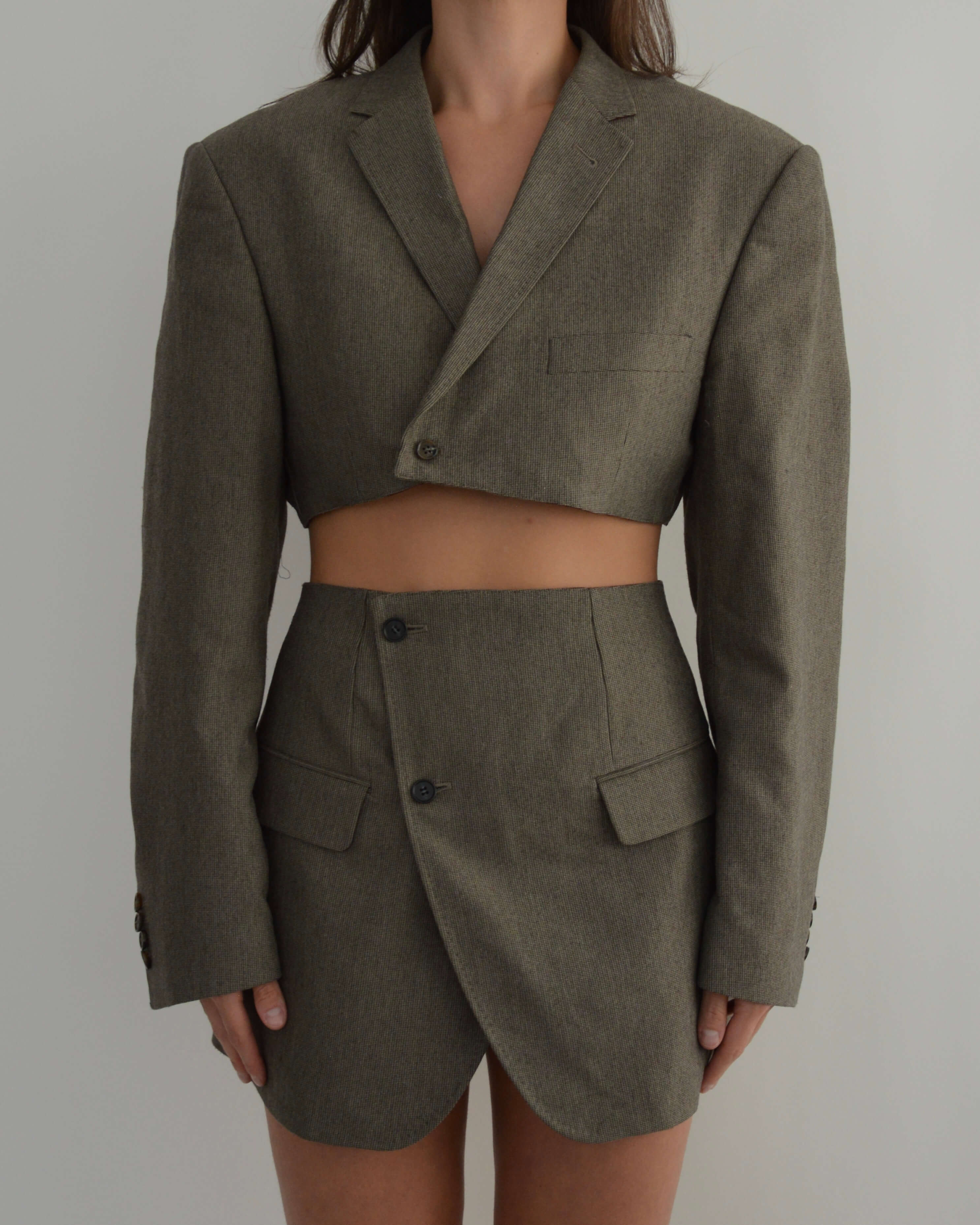 Blaset - Vert et marron texturé (XS/S)