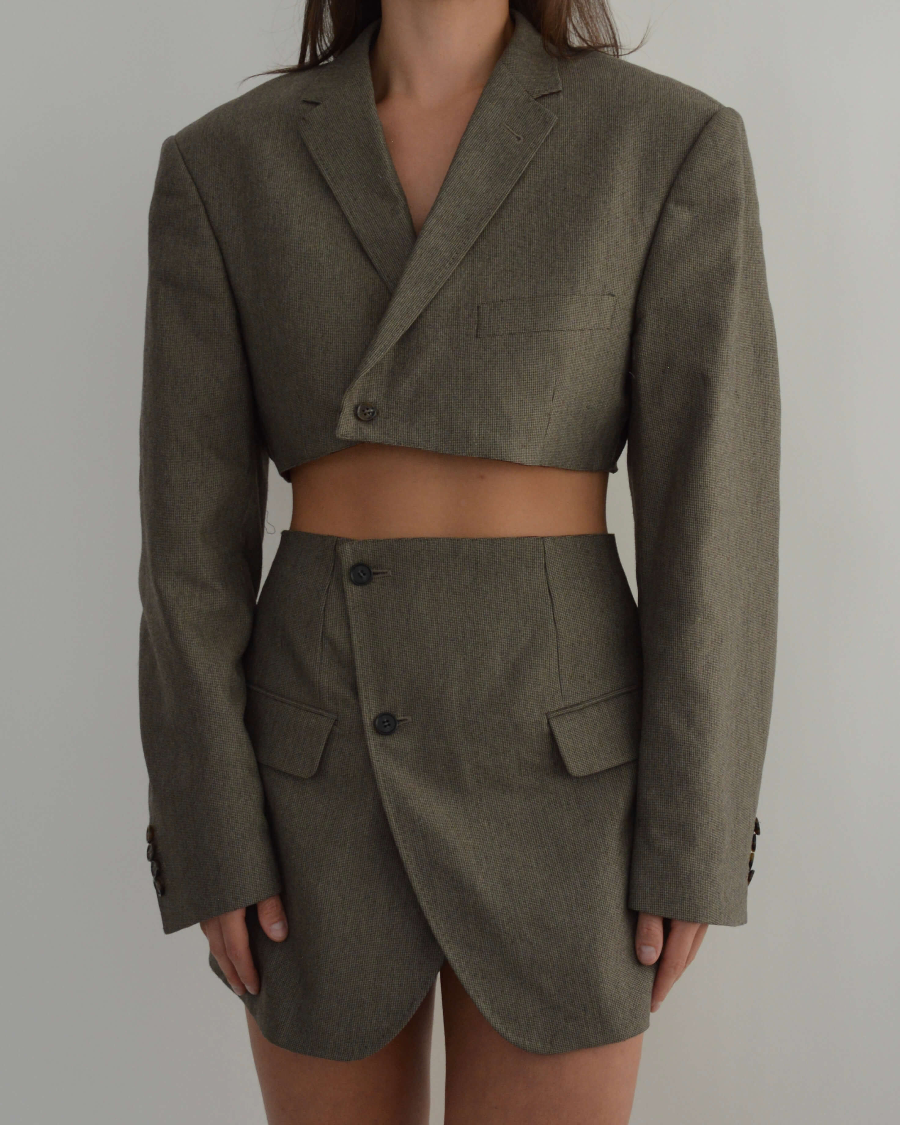 Blaset - Vert et marron texturé (XS/S)