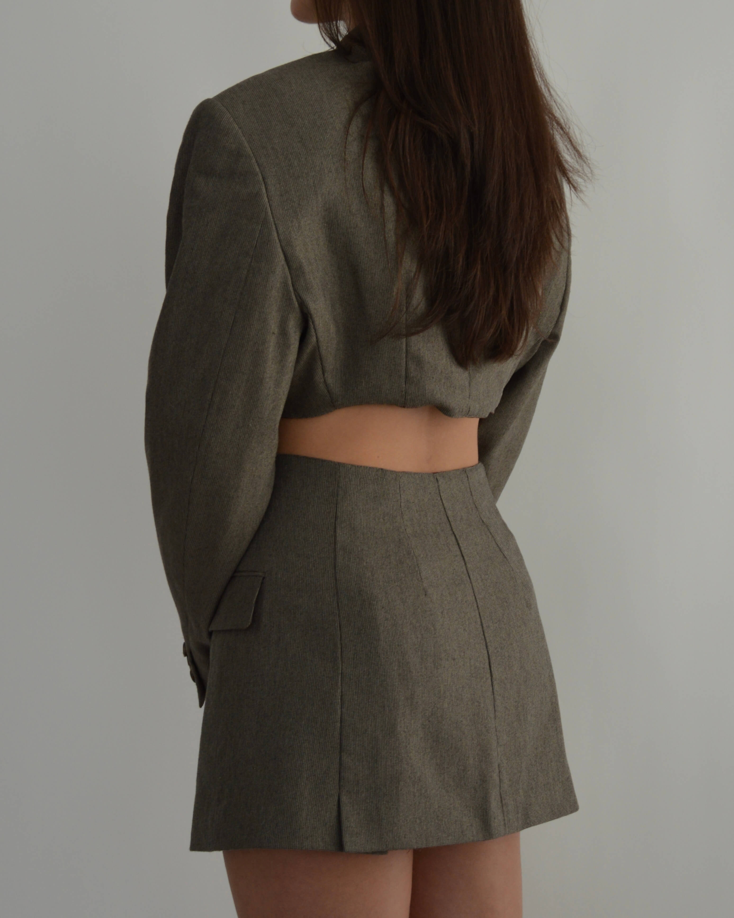 Blaset - Vert et marron texturé (XS/S)