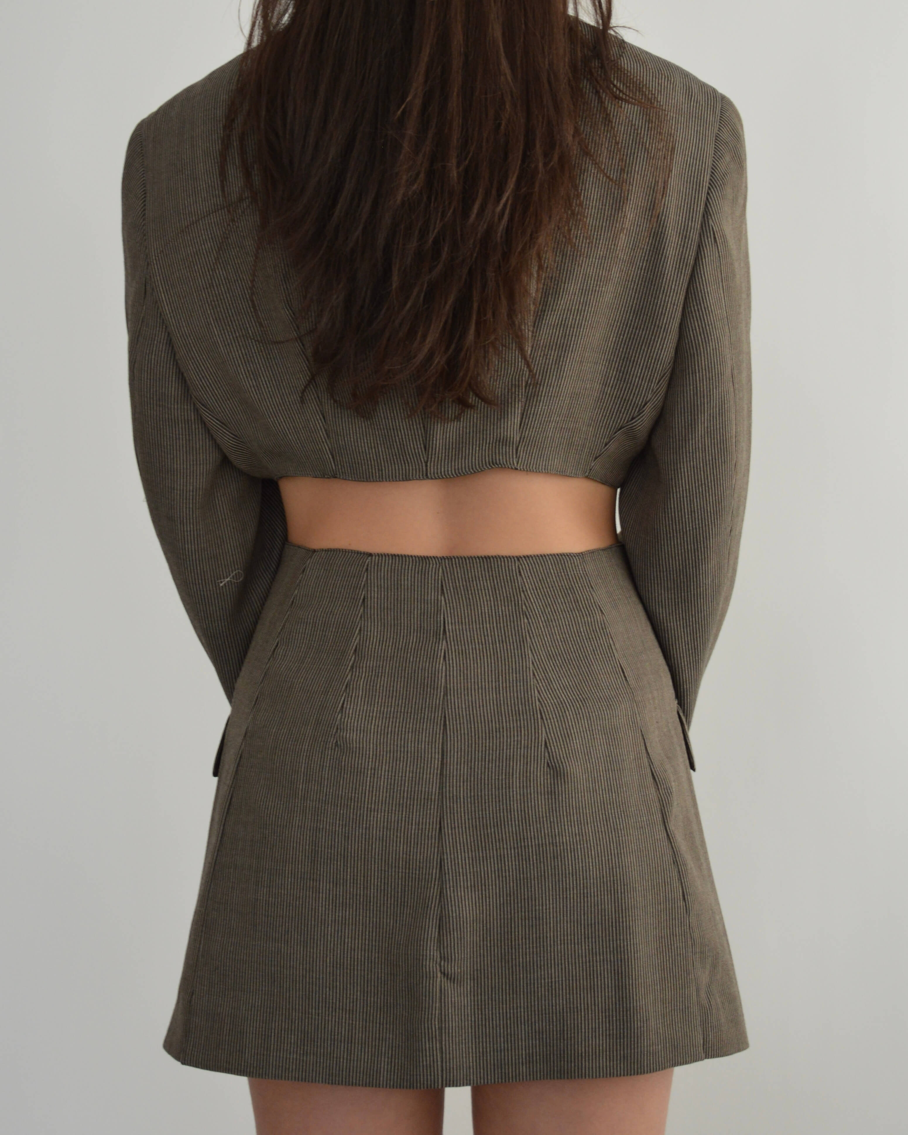 Blaset - Marron rayé parfait (S/M)