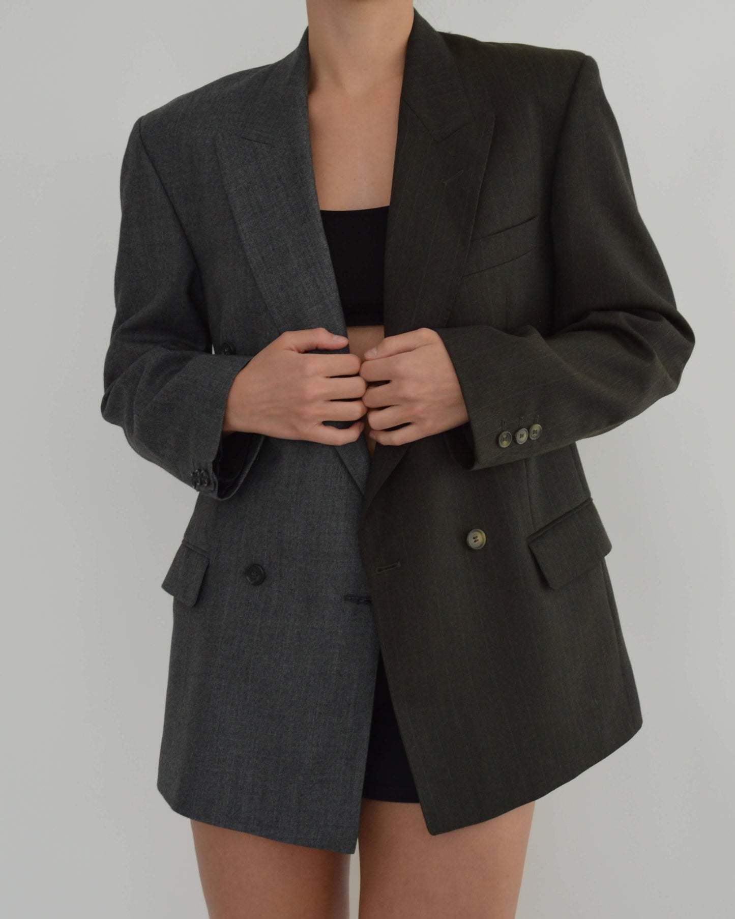 DUO Blazer - Double Breasted Contrast (S/L)