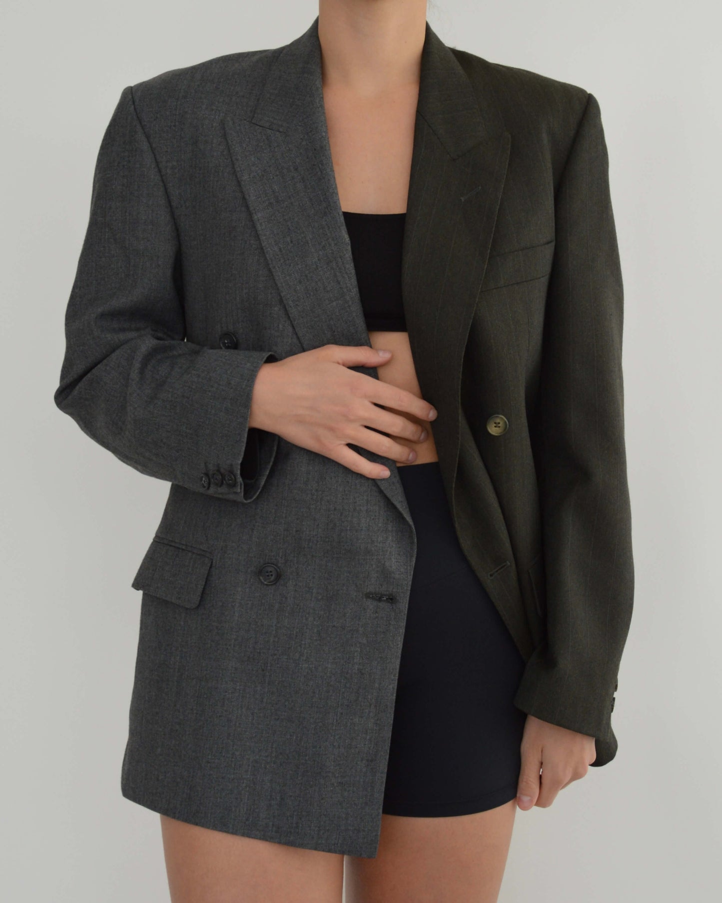 DUO Blazer - Double Breasted Contrast (S/L)