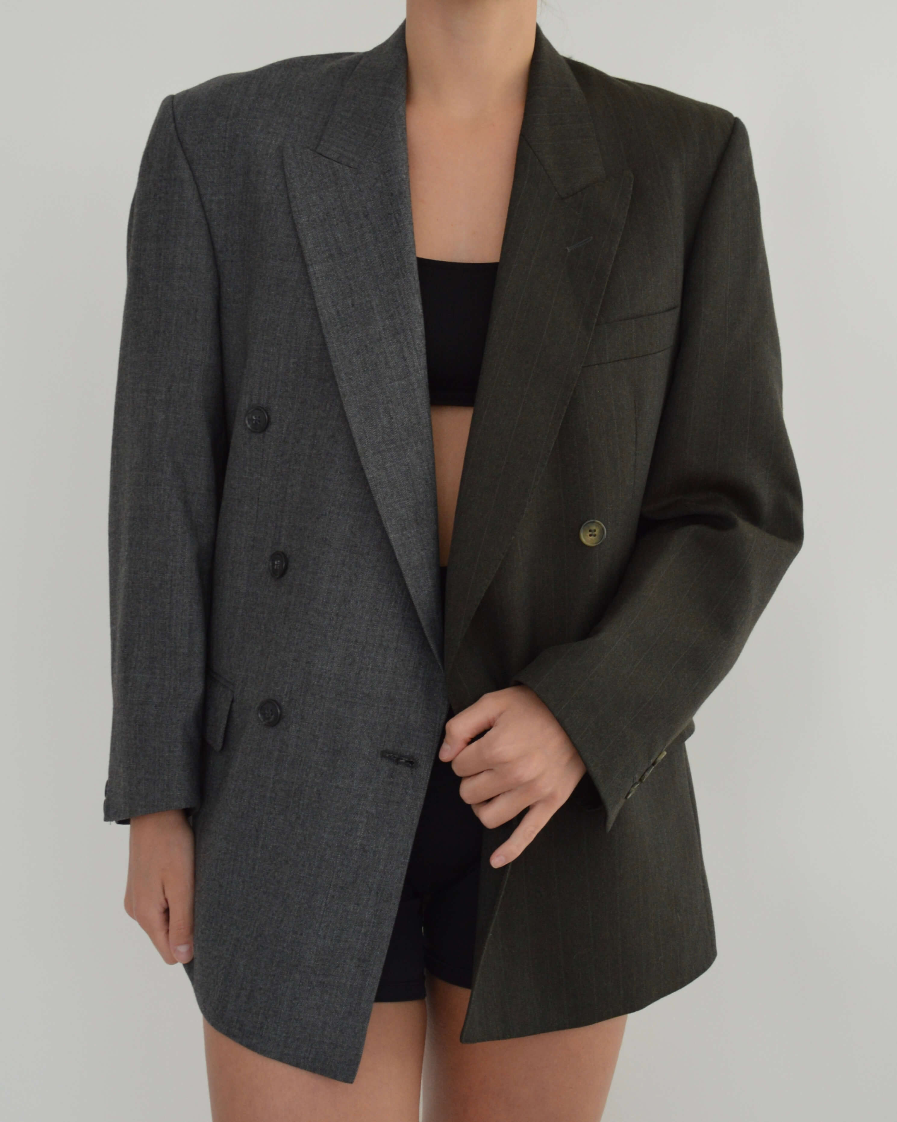 DUO Blazer - Double Breasted Contrast (S/L)