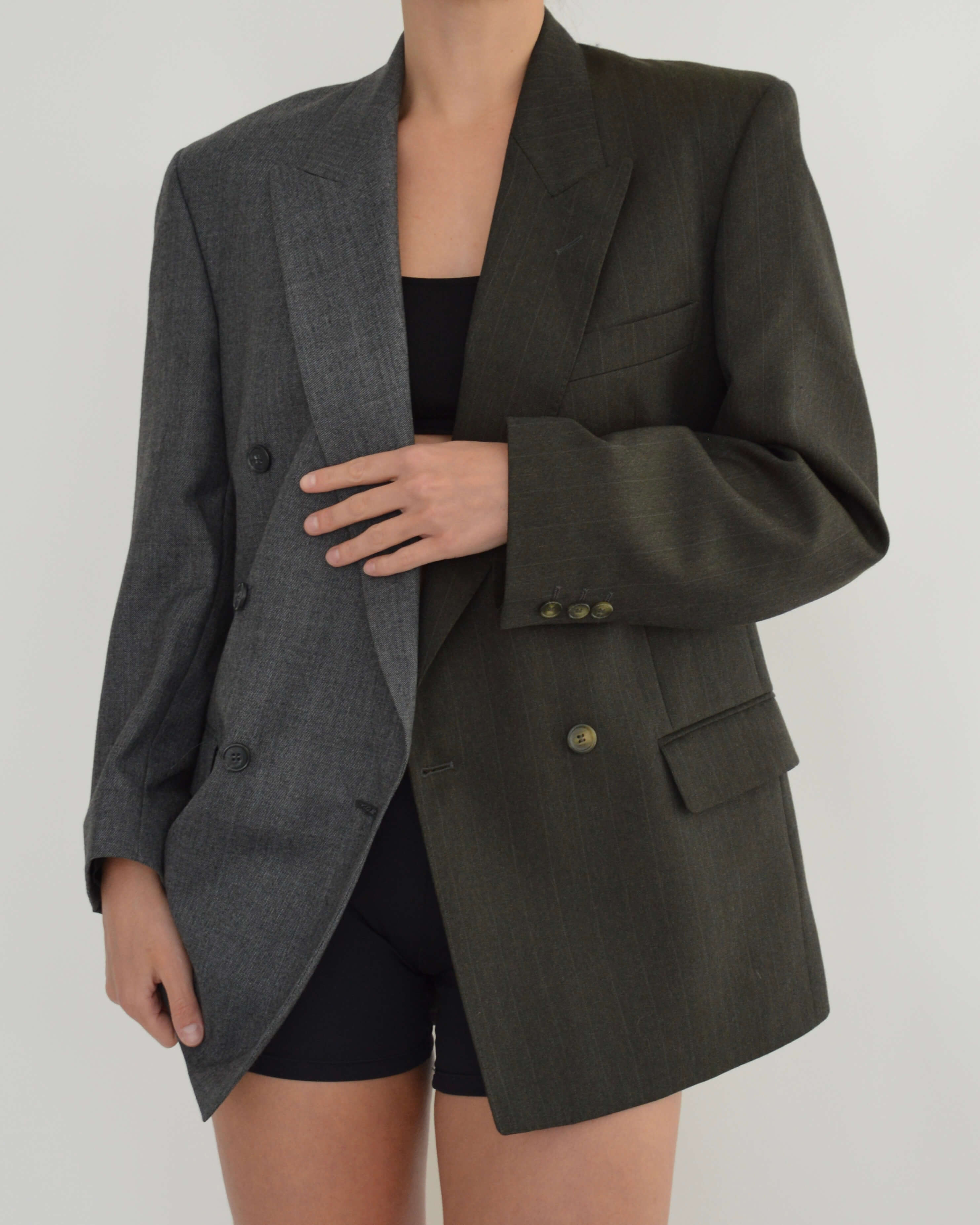 DUO Blazer - Double Breasted Contrast (S/L)