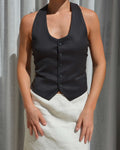 Halter Vest - Dark Gray Constrast (S/L)