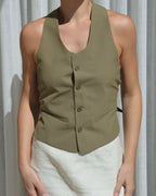 Halter Vest - Perfect Greenish (XS/L)