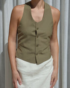 Halter Vest - Perfect Greenish (XS/L)