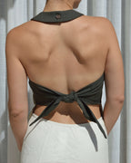 Halter Vest - Perfect Greenish (XS/L)