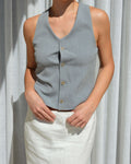 Halter Vest - Perfect Light Gray (S)