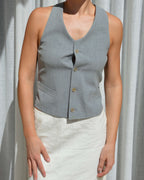 Halter Vest - Perfect Light Gray (S)