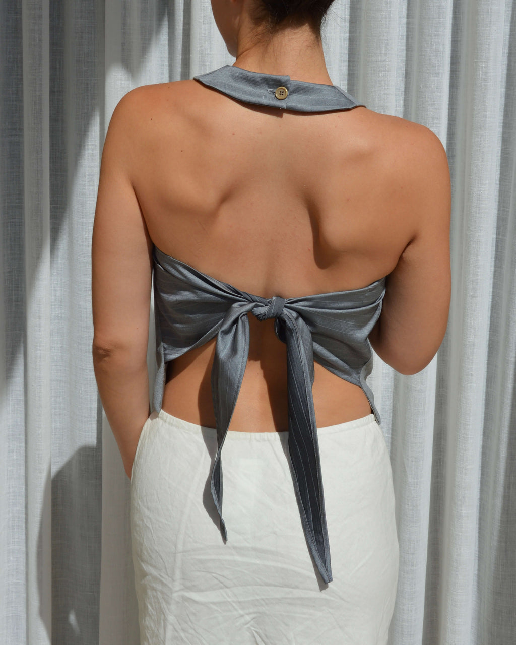 Halter Vest - Perfect Light Gray (S)