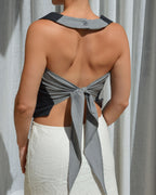 Halter Vest - Textured Dark Gray (S/L)