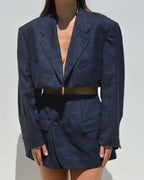 Blaset - Dark Plaided Blue (M/L)