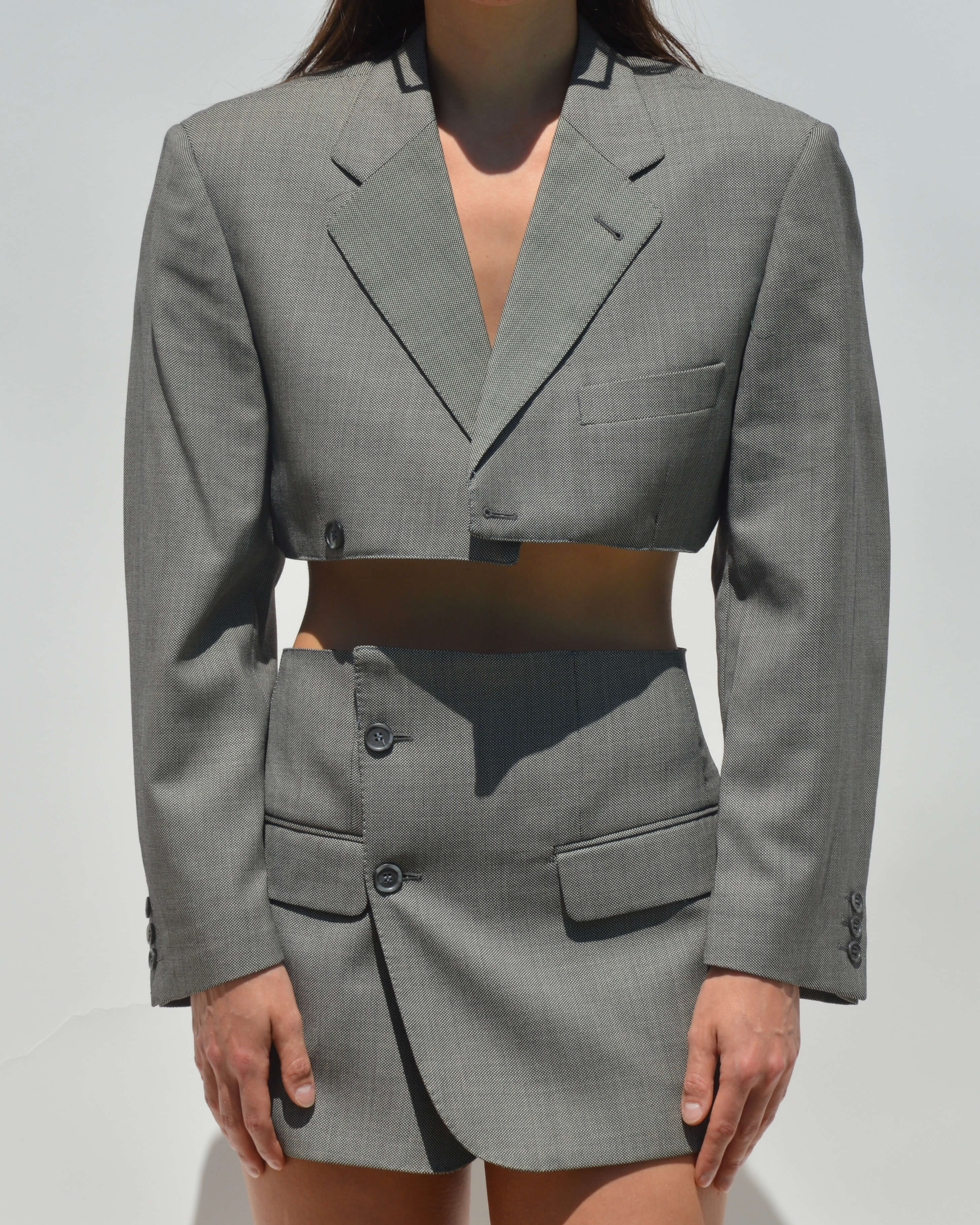 Blaset - Gris clair et blanc mélangés (XS/S)