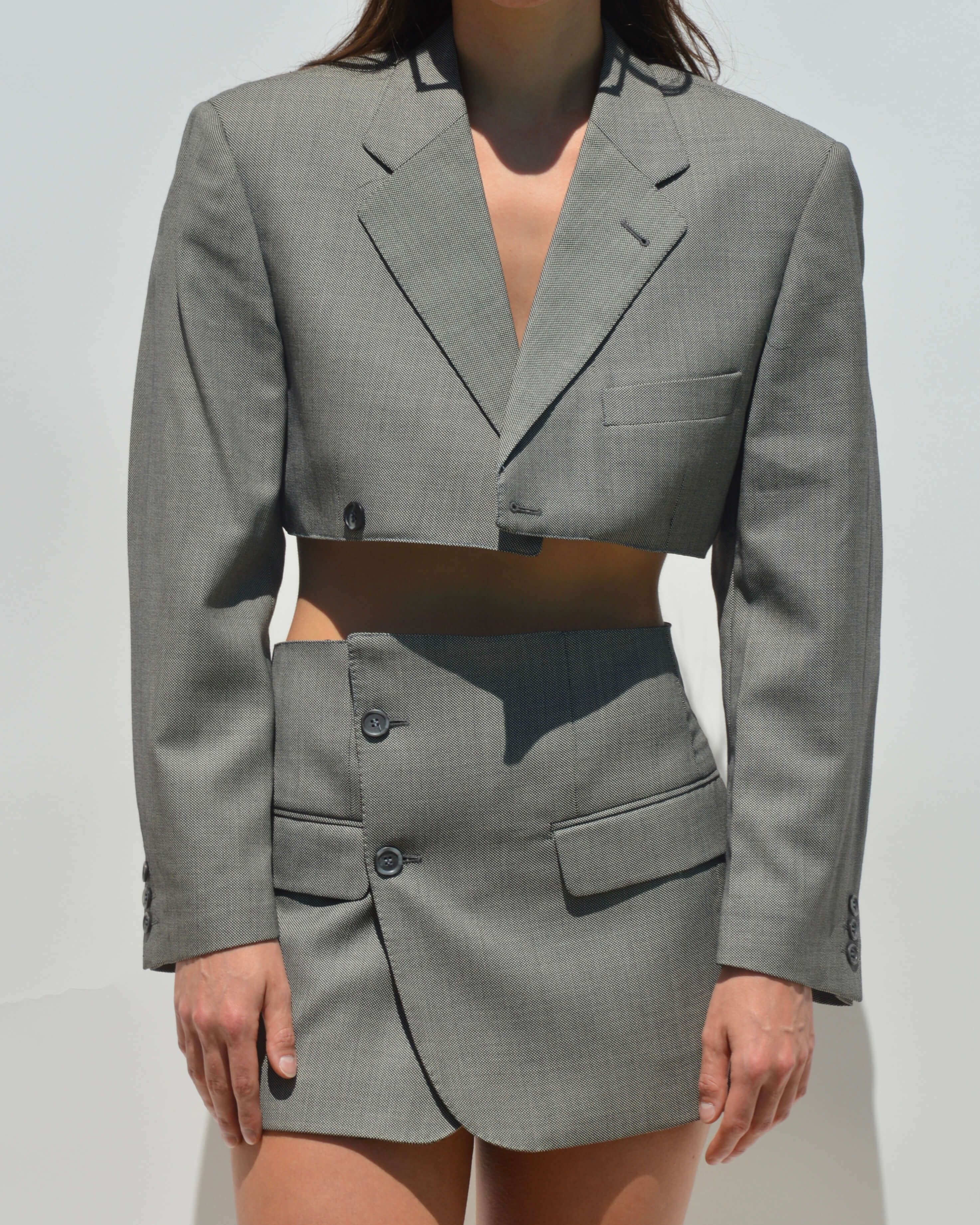 Blaset - Gris clair et blanc mélangés (XS/S)