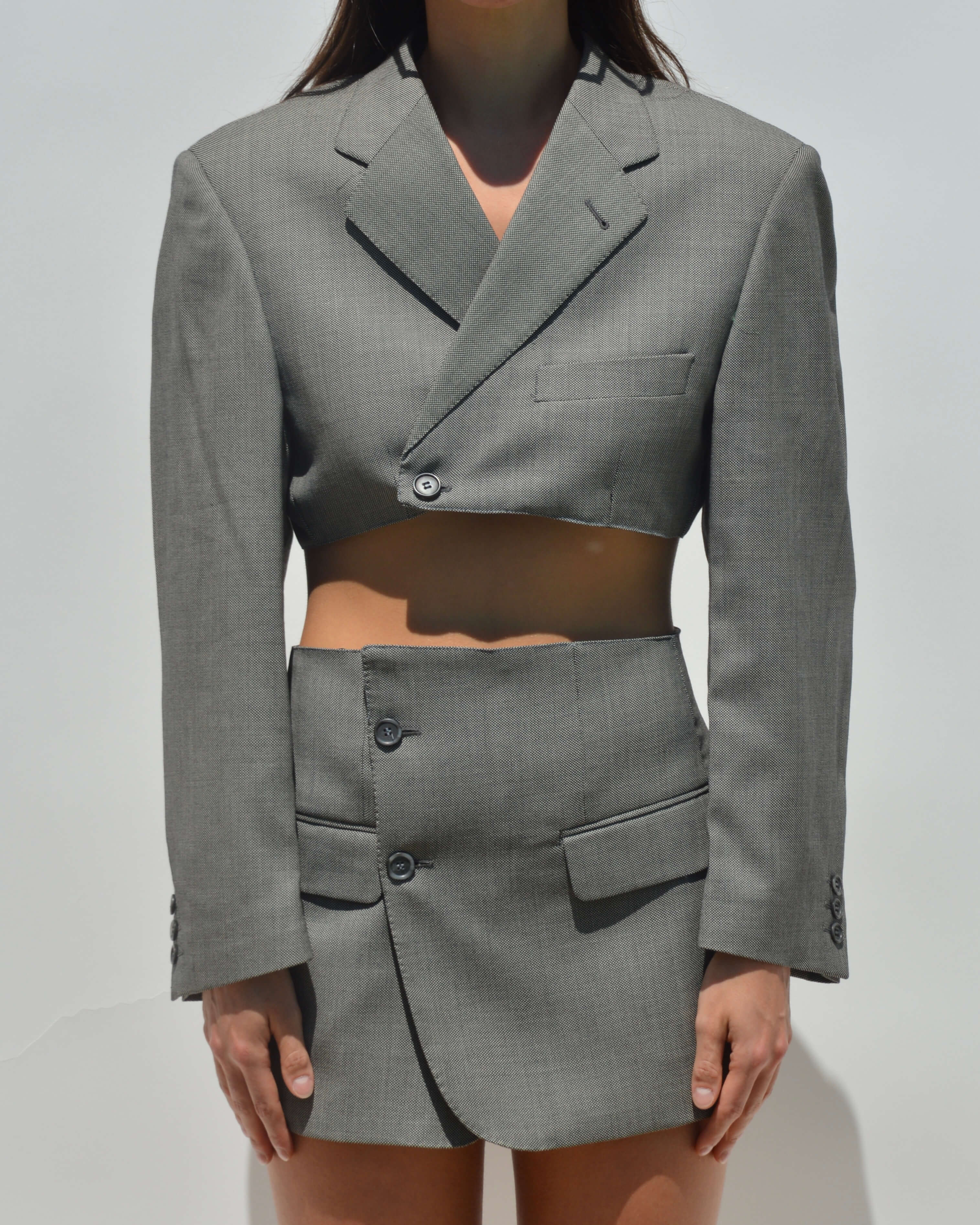 Blaset - Gris clair et blanc mélangés (XS/S)