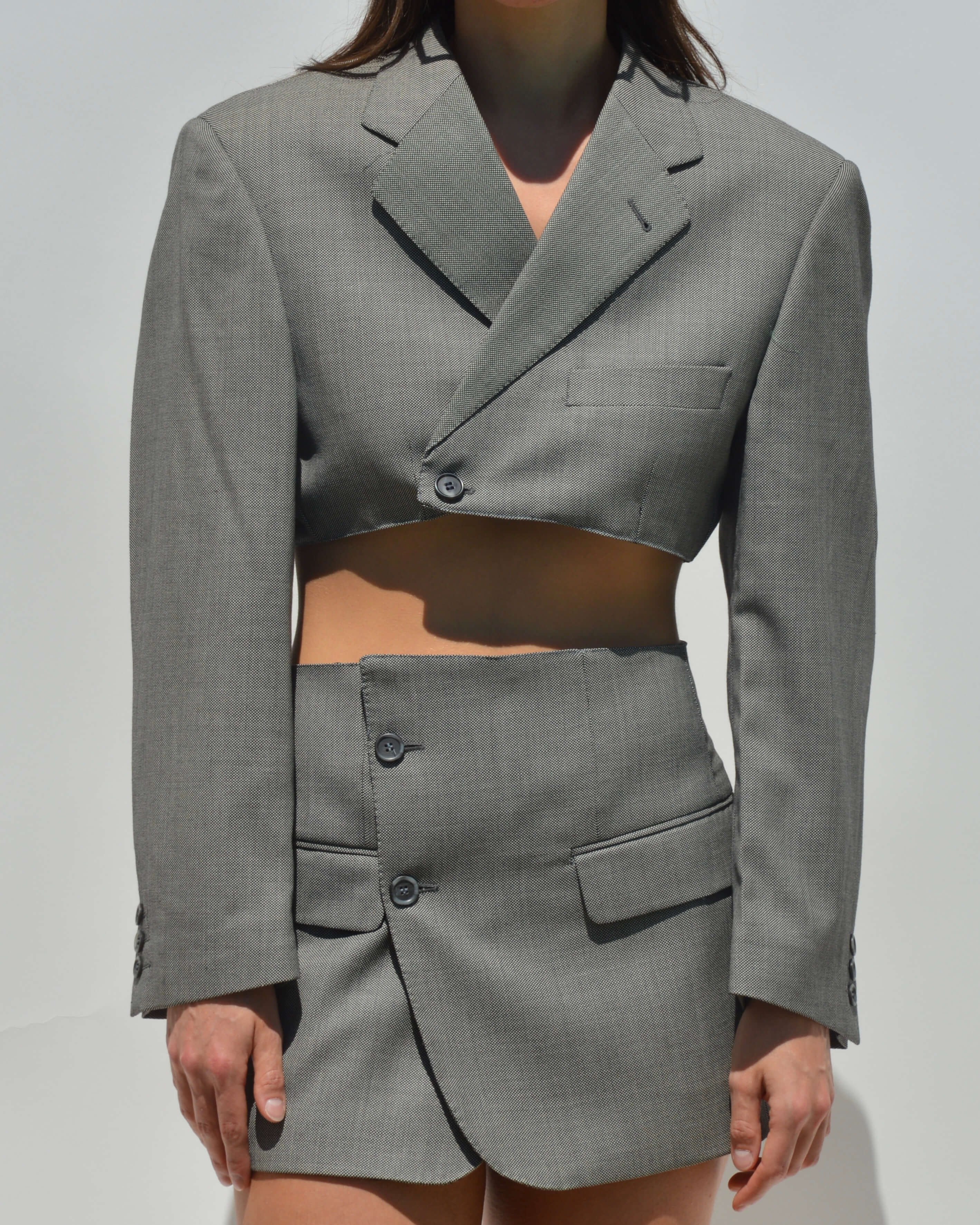 Blaset - Gris clair et blanc mélangés (XS/S)