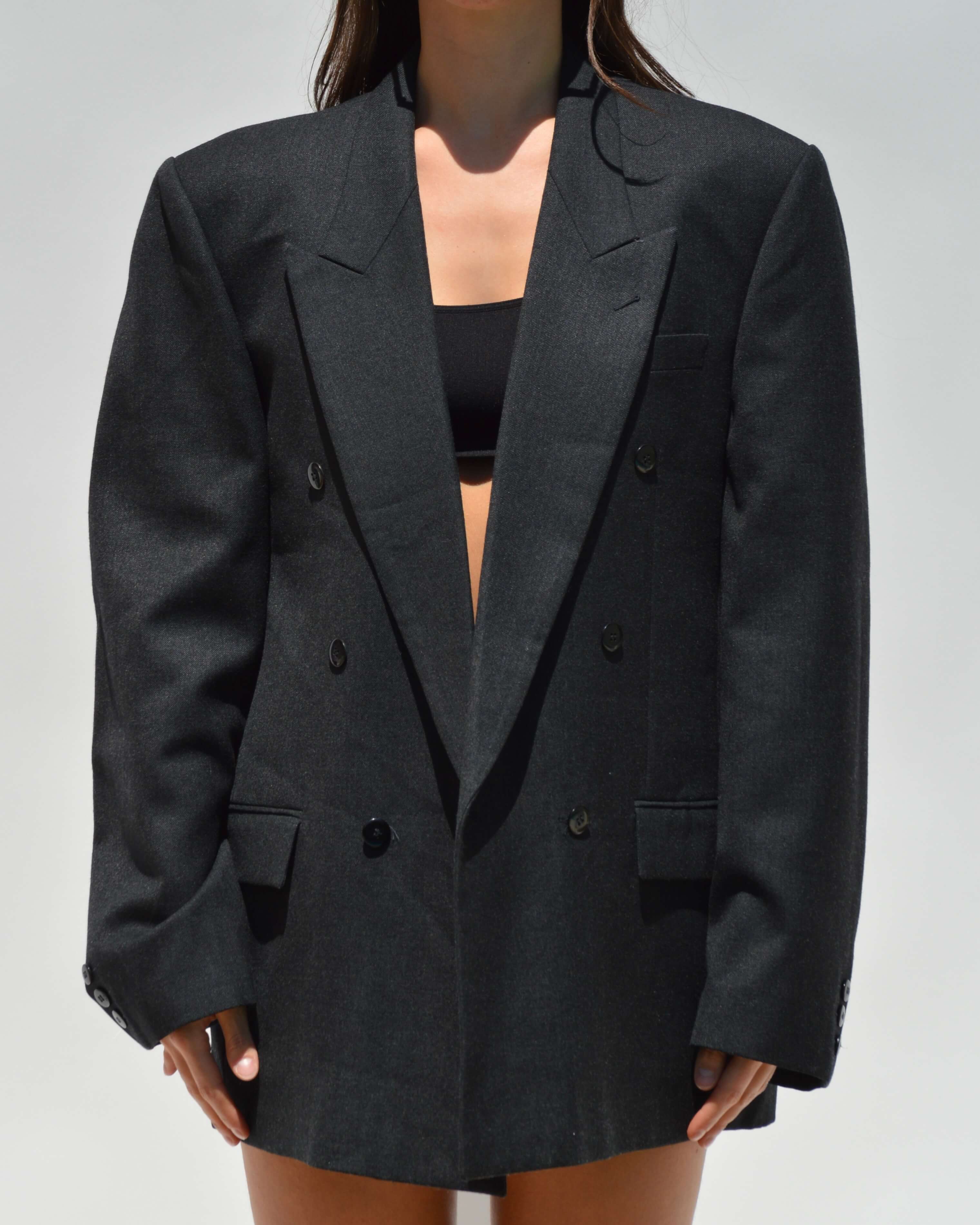 Blazer - Double Breasted Perfect Black (S/L)