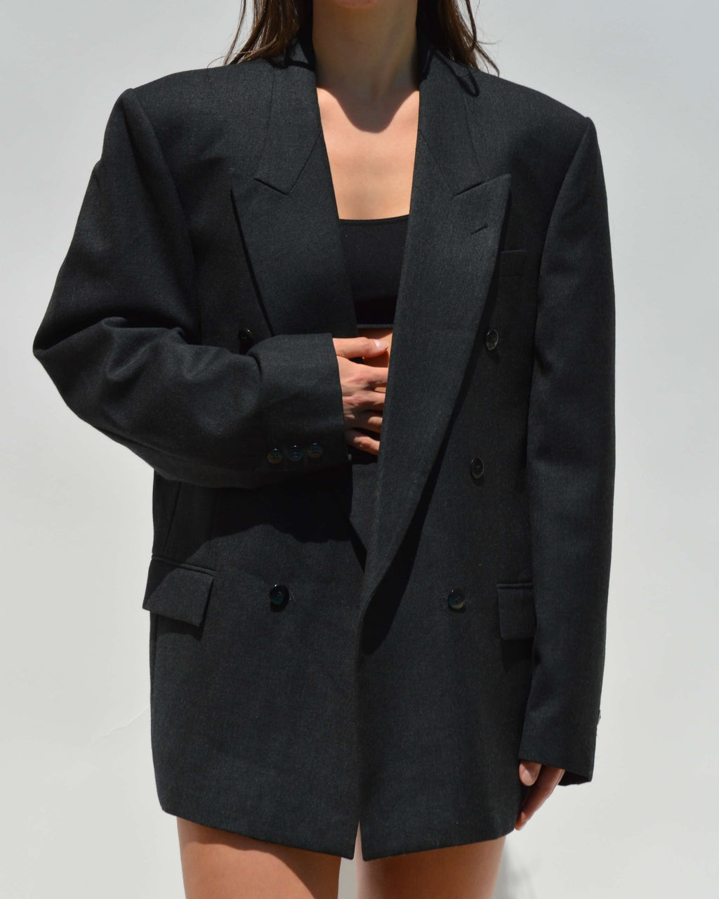 Blazer - Double Breasted Perfect Black (S/L)