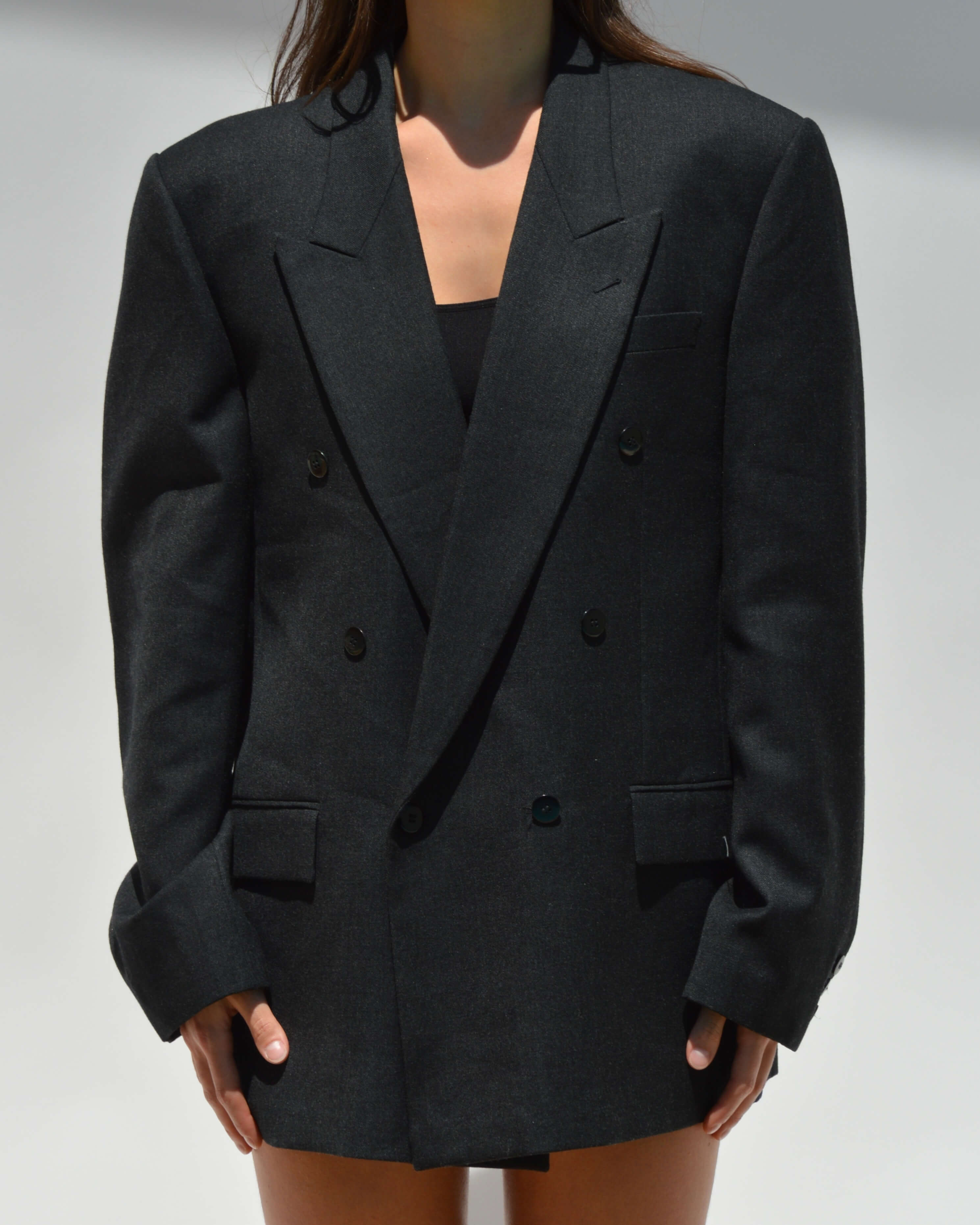 Blazer - Double Breasted Perfect Black (S/L)