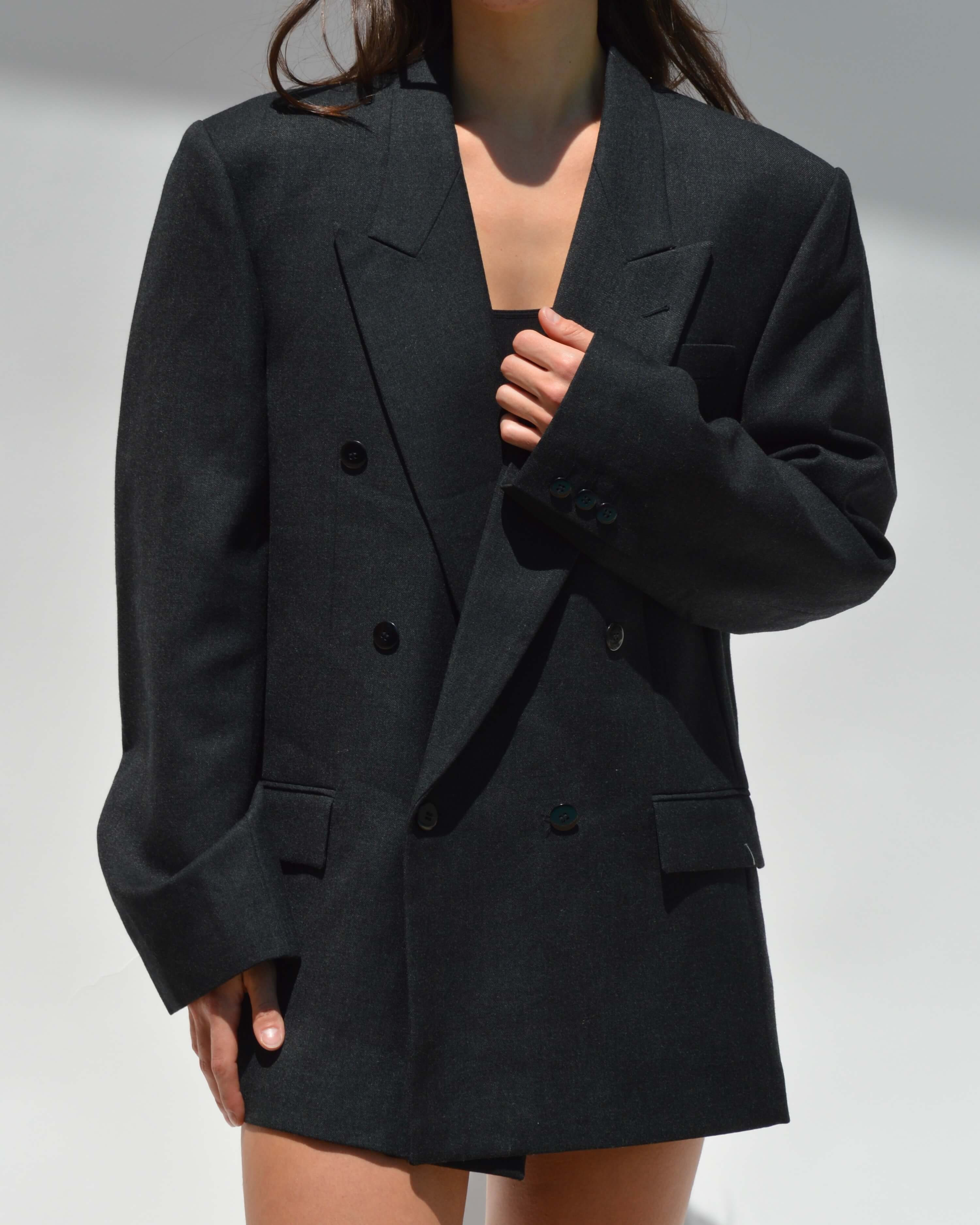 Blazer - Double Breasted Perfect Black (S/L)