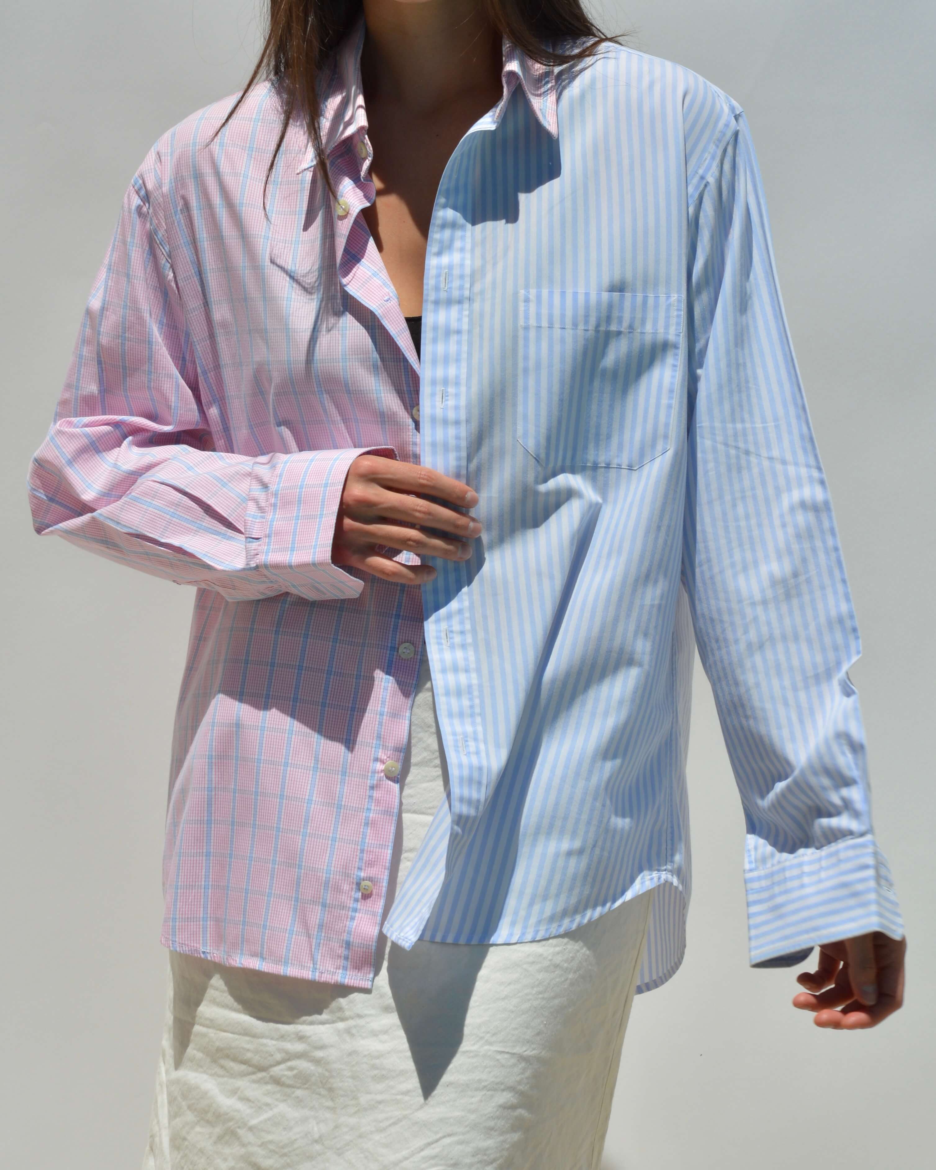 DUO Shirt - Pink & Blue Dream (XS/M)