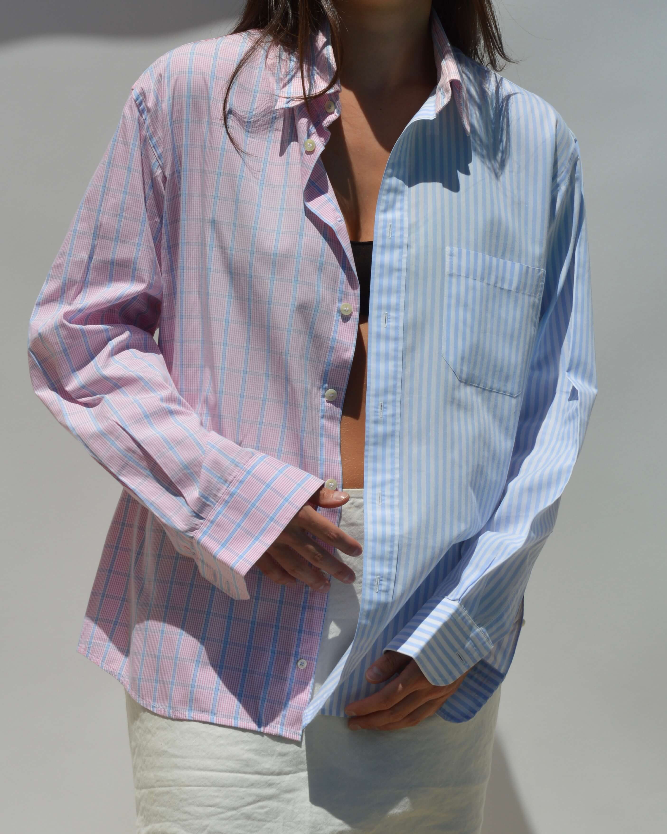 DUO Shirt - Pink & Blue Dream (XS/M)