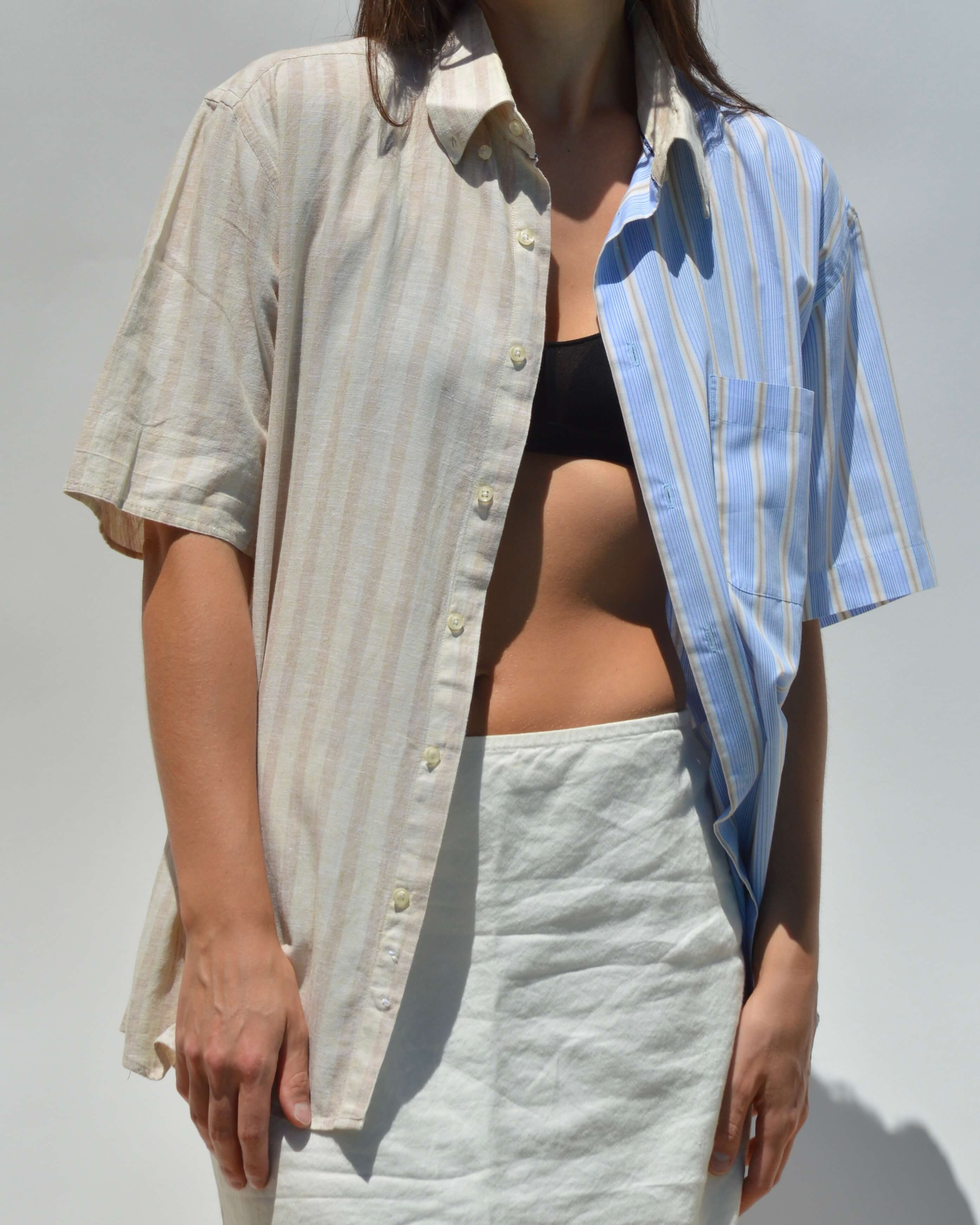 Camisa DUO - Manga corta color arena (M)