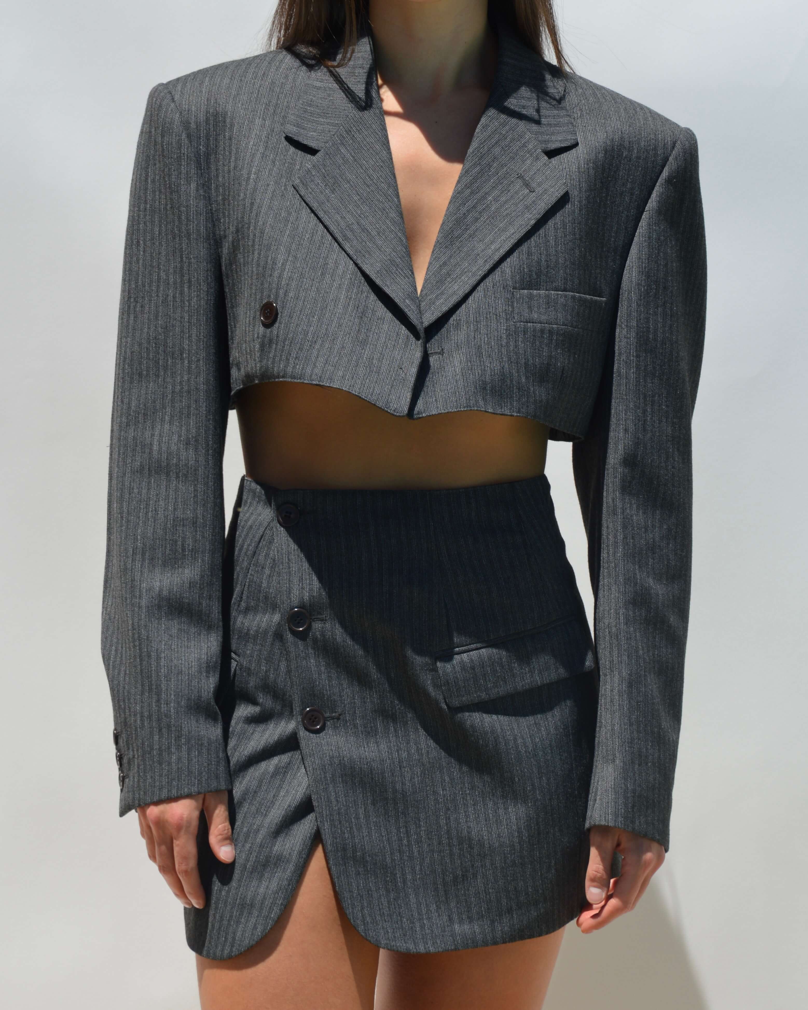 Blaset - Gris Trois Boutons (XXS/S)