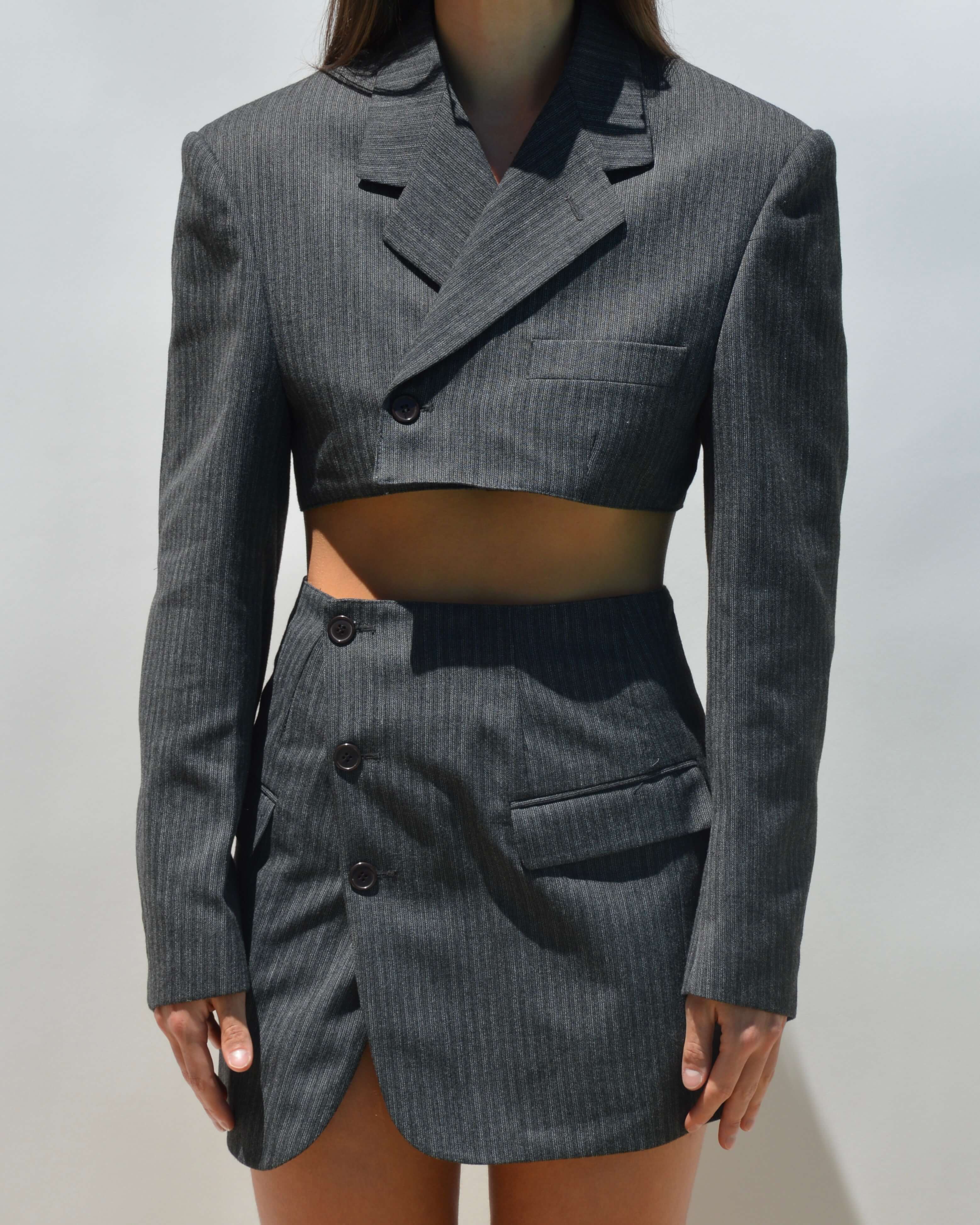 Blaset - Gris Trois Boutons (XXS/S)