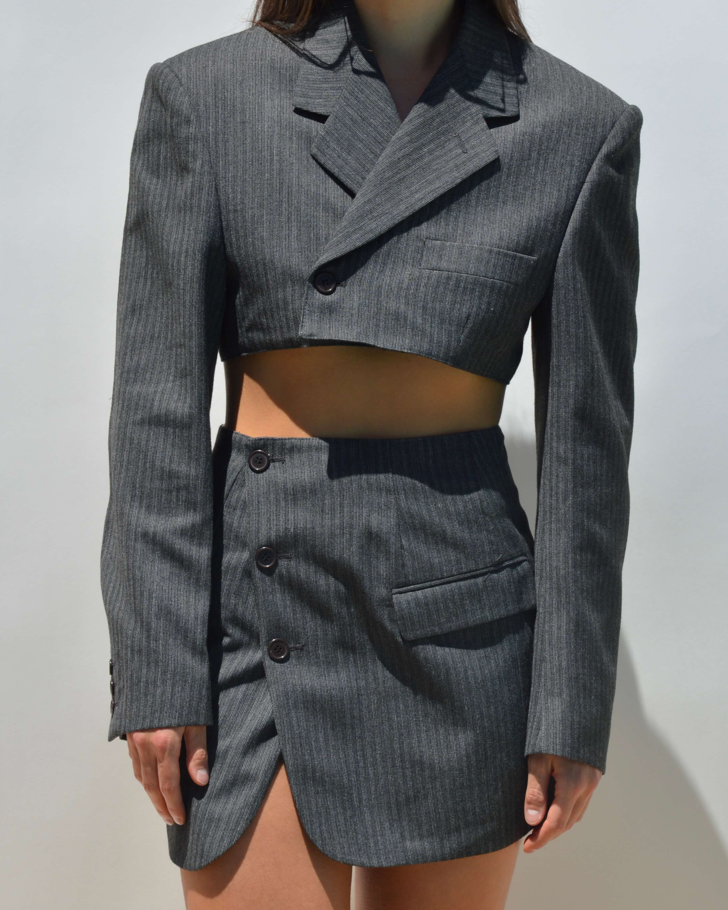 Blaset - Gris Trois Boutons (XXS/S)