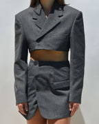 Blaset - Gray Three Buttons (XXS/S)