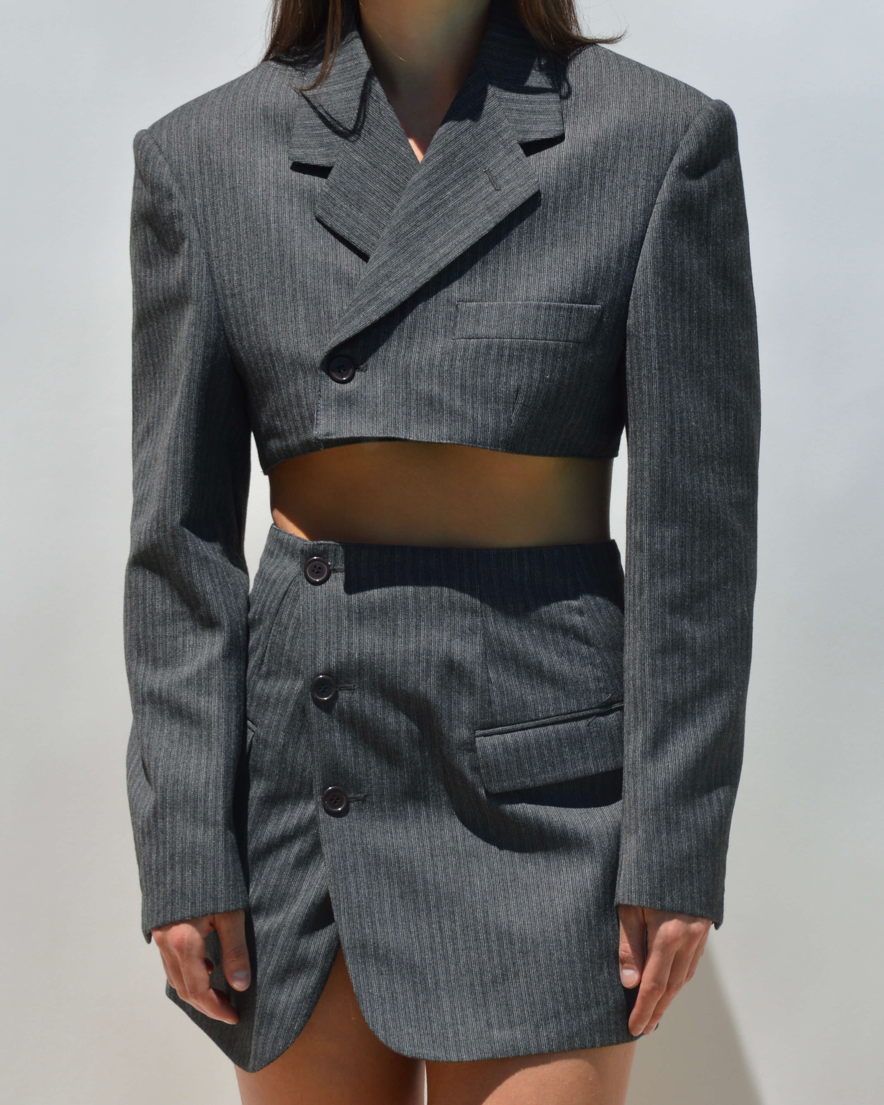 Blaset - Gris Trois Boutons (XXS/S)