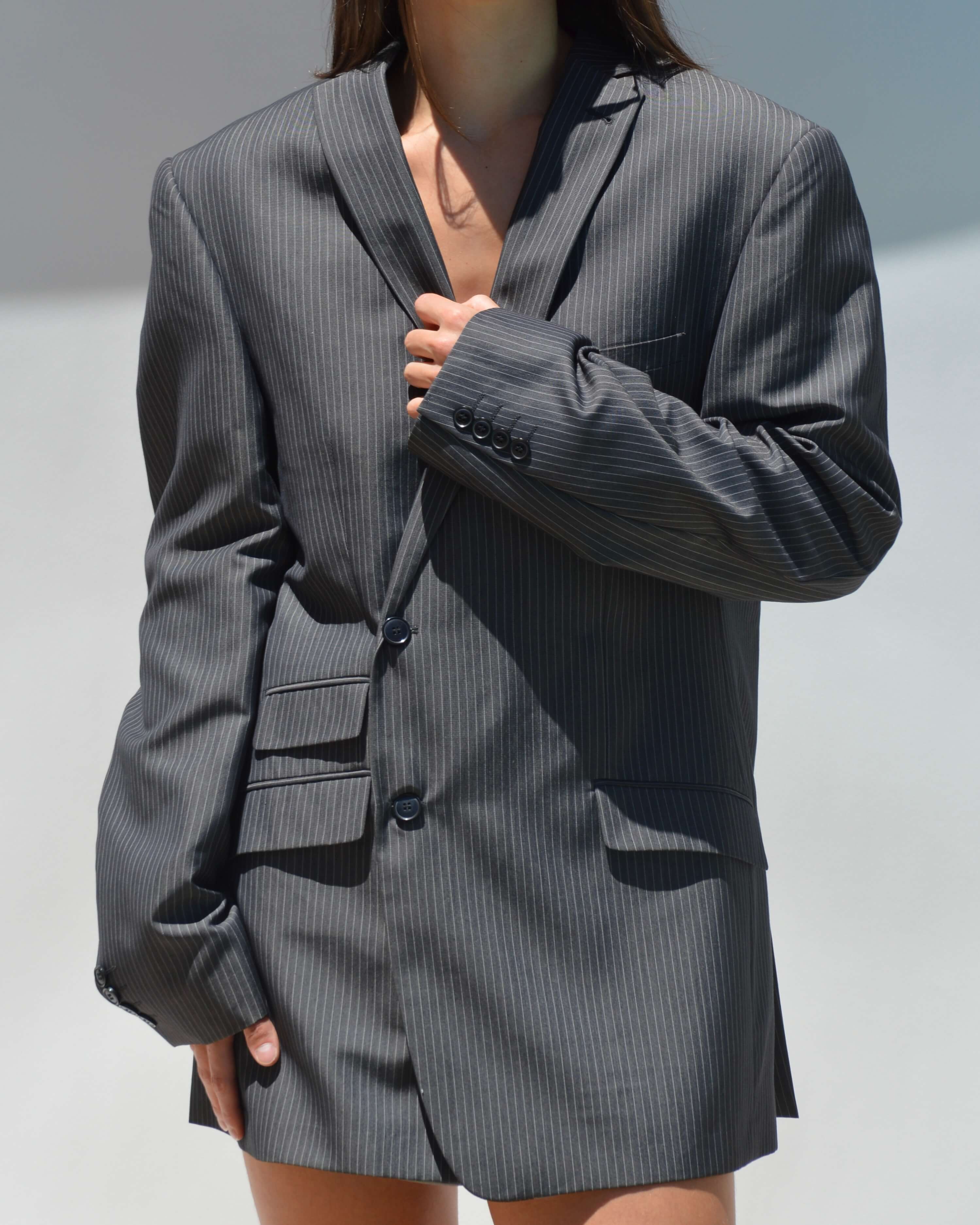 Mini Blazer Dress - Business Gray (M/L)