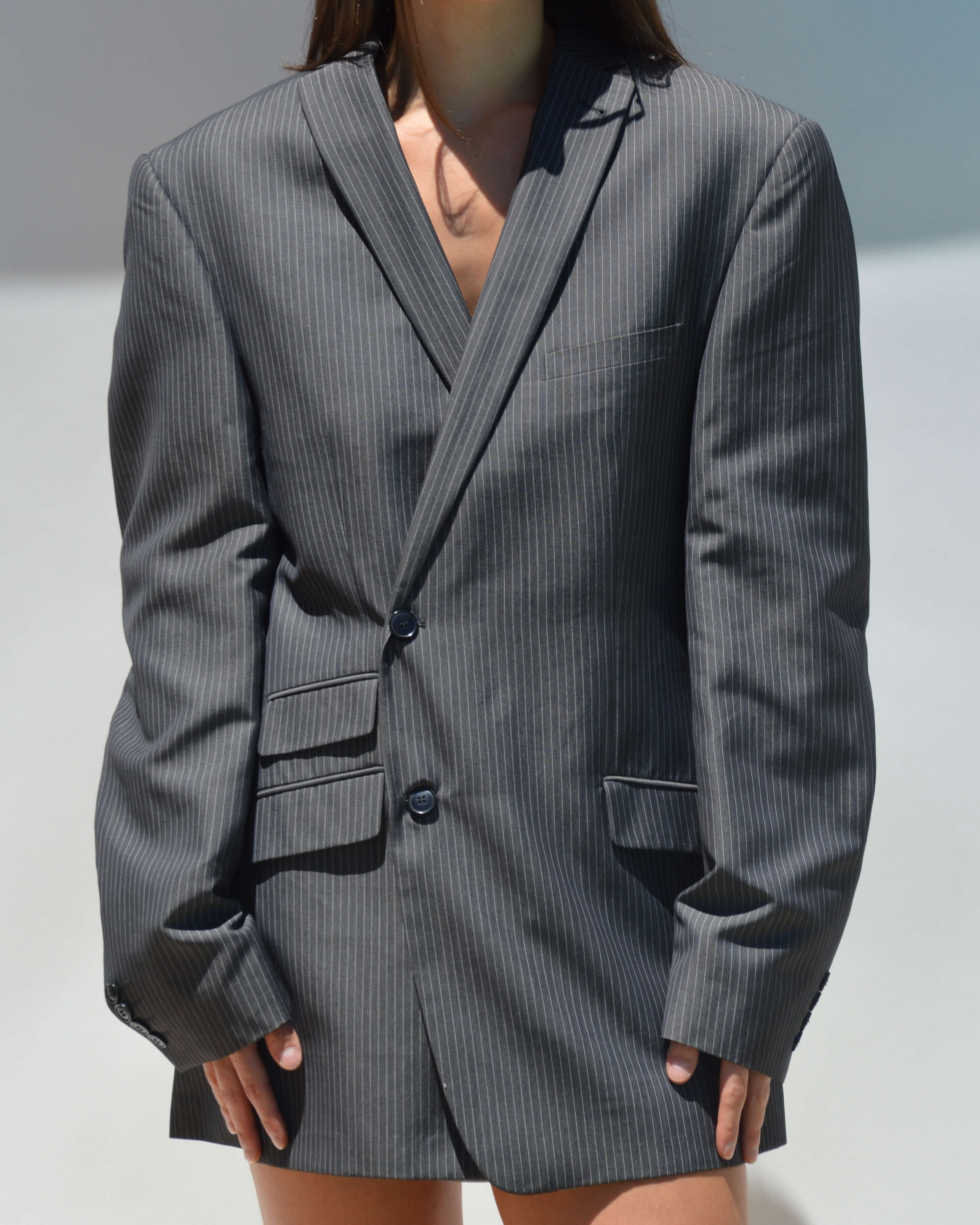 Mini Blazer Dress - Business Gray (M/L)