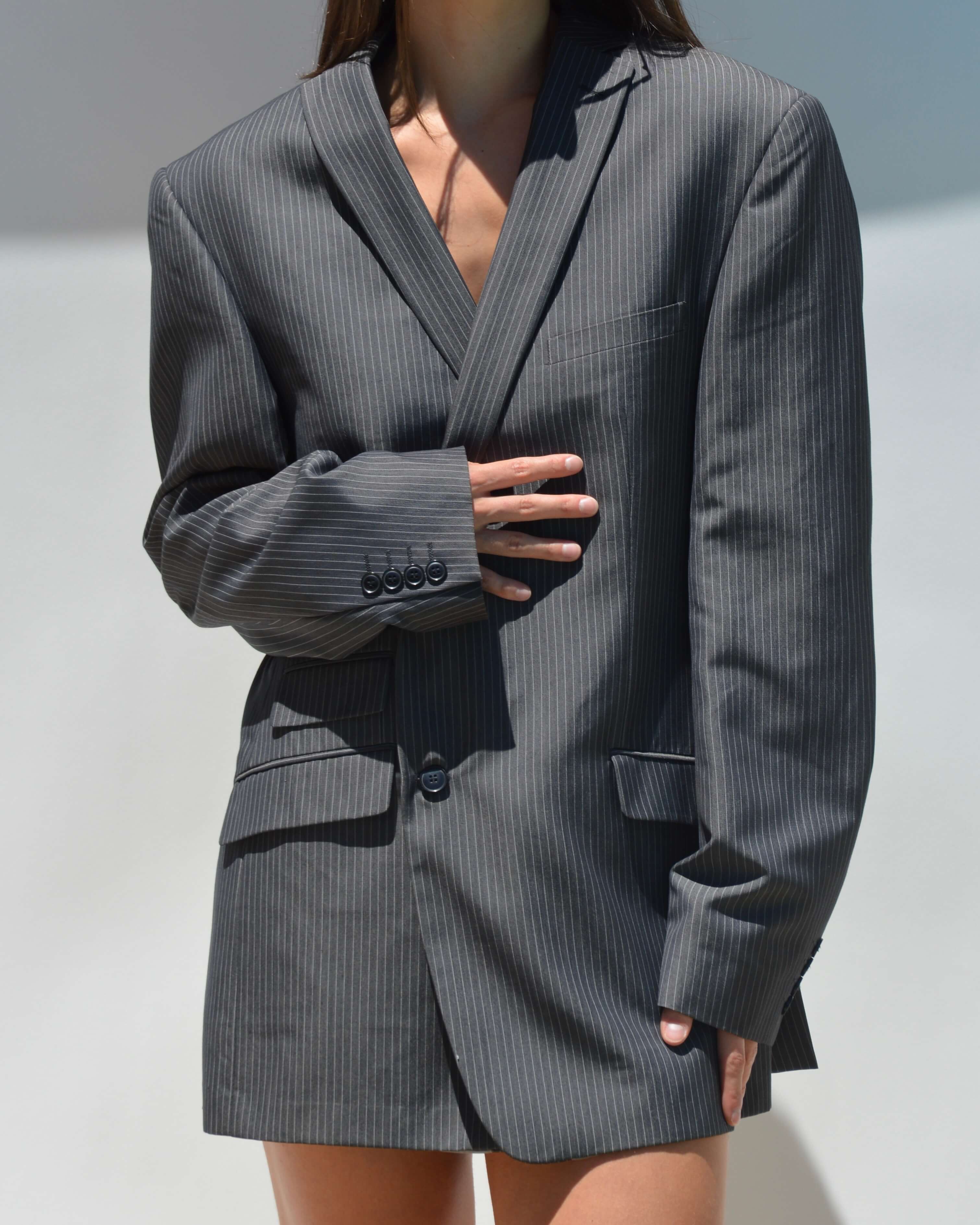 Mini Blazer Dress - Business Gray (M/L)