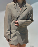 Mini Blazer Dress - Beige (XS/S)
