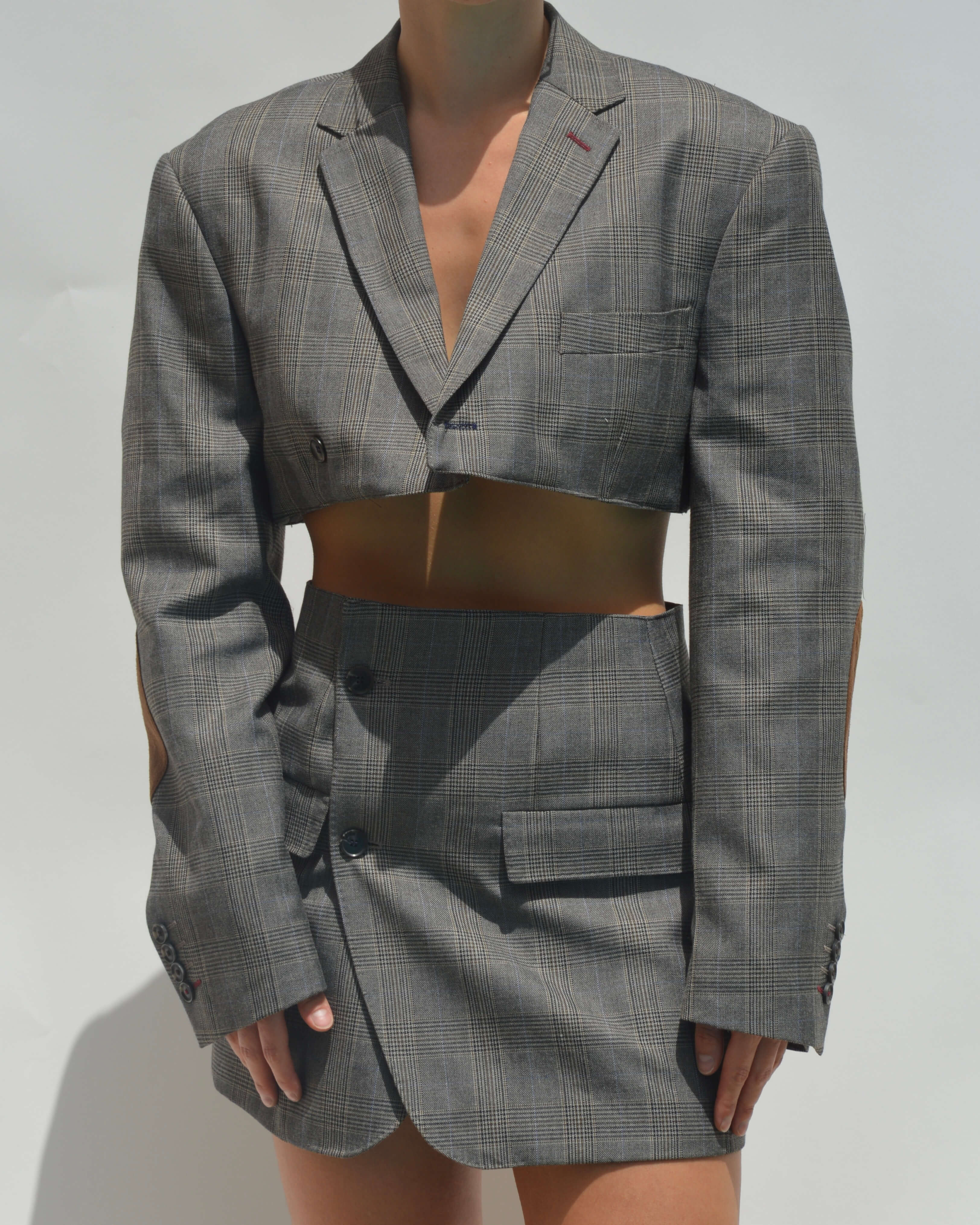 Blaset - Gris a cuadros (S/M)