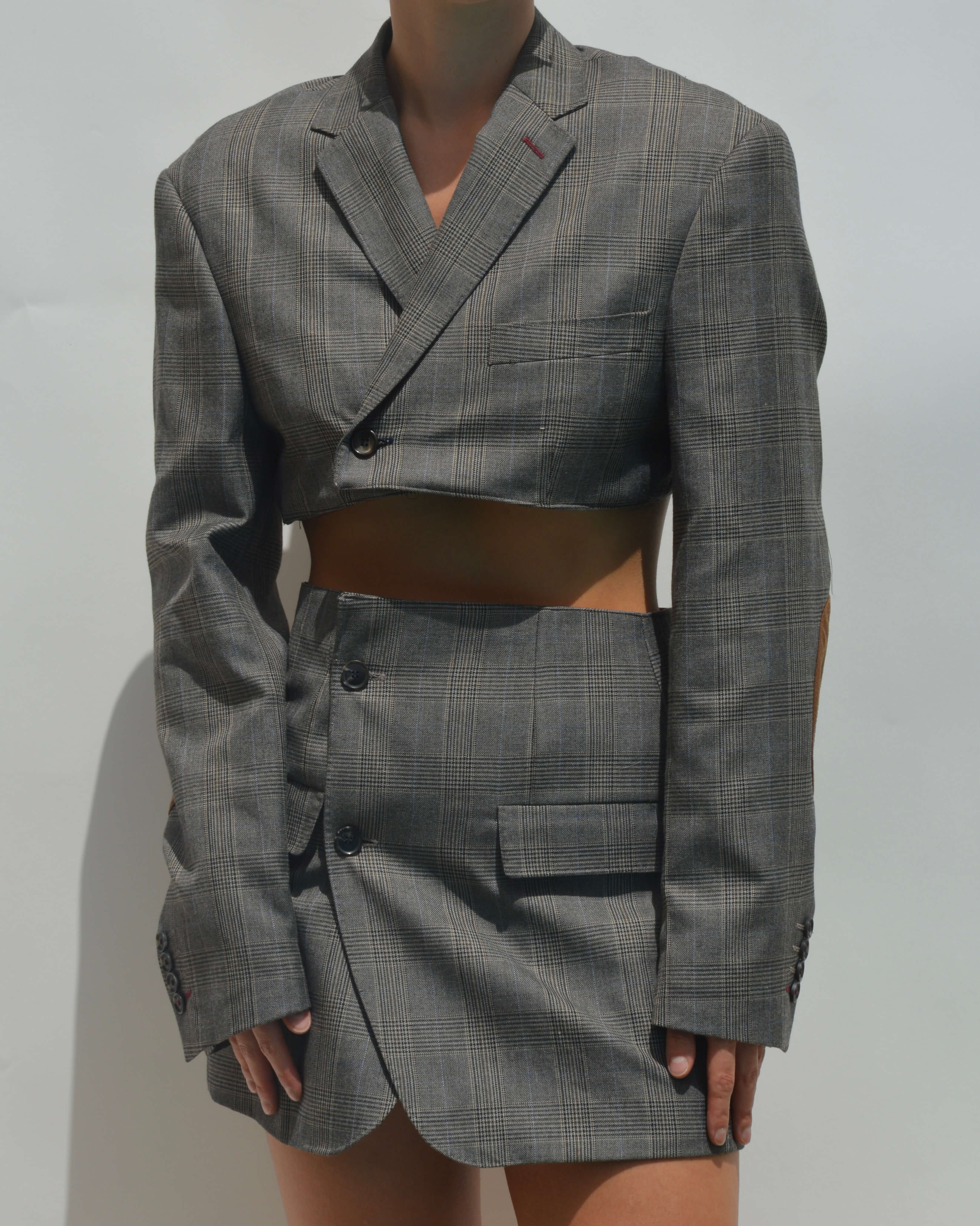 Blaset - Gris a cuadros (S/M)