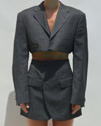 Blaset - Dark Gray Blue Lines (S/M)